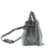 Shearling Tote, &pound;320, Handbags, Grey, Leather/Shearling, Side view
